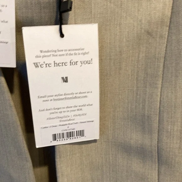 MM Lafleur Tan Sheath Dress Long Sleeve Crew Neck Work - Picture 8 of 10